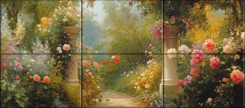 Secret Garden - Kitchen Tiles 